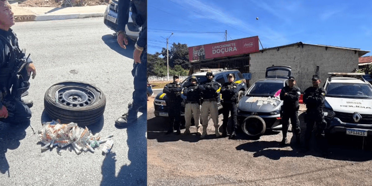 488 frascos de Monjauro são apreendios pela polícia em MT — Foto: Reprodução