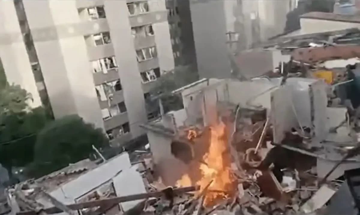 Explosão que danificou diversas casas na região do Jaguaré, na zona oeste da capital paulista