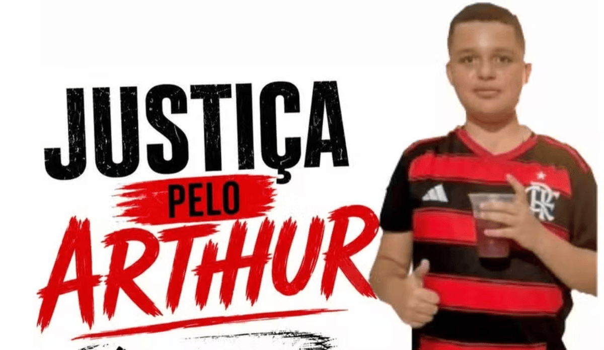 Arthur de Melo da Silva, de 11 anos, passou mal após comer um pedaço de bolo — Foto: Reprodução