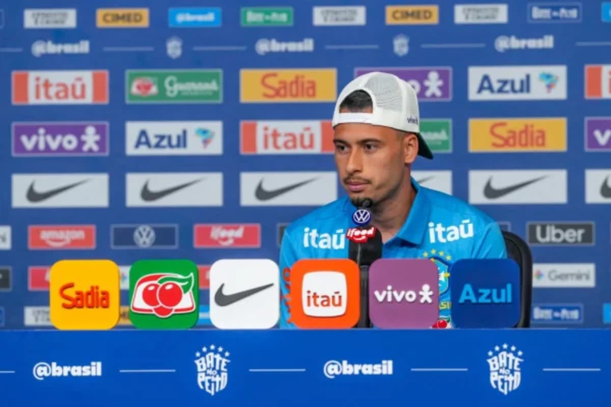 Atacante Gabriel Martinelli -  Nelson Terme / CBF