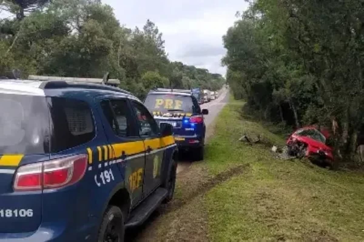 SC: Perseguição na BR-116 termina com apreensão de 200 kg de maconha