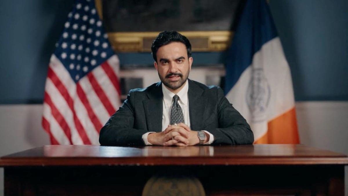 Prefeito de Nova York, Zohran Mamdani, em pronunciamento -  Imagem: NYC Mayor's Office via YouTube/Handout
