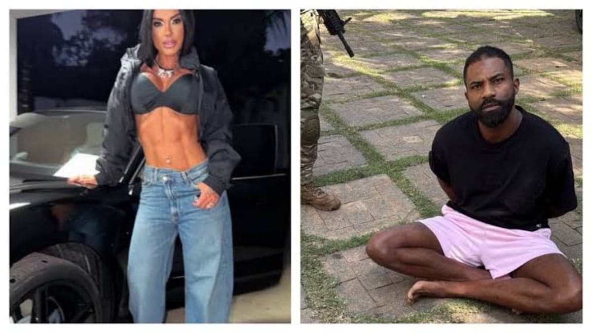 Suposto namorado de Kamila Simioni, 'Biscoito Mabel' foi preso pela PCMG na tarde desta terça (25) - Foto: Reprodução / Redes Sociais e Divulgação / PCMG