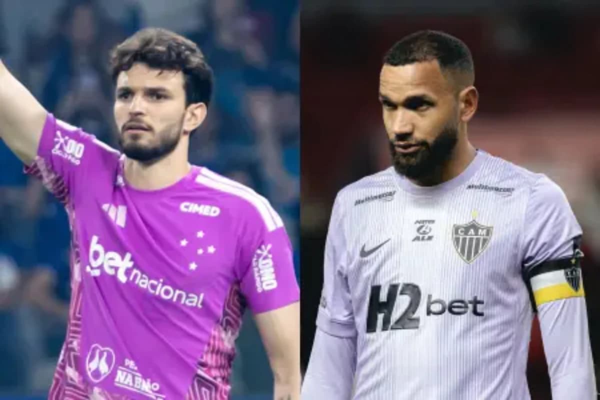 Otávio, goleiro do Cruzeiro, e Everson, goleiro do Atlético • Gustavo Aleixo/Cruzeiro; Pedro Souza / Atlético