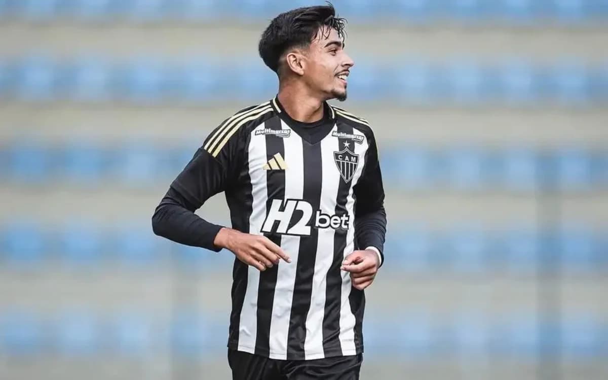 Louback pelo Atlético (reprodução instagram)