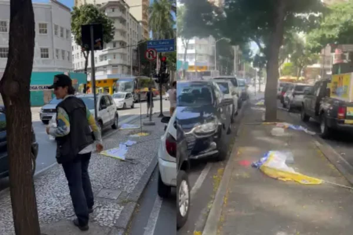 Comitê eleitoral de candidata do PL é vandalizado por manifestantes em BH 