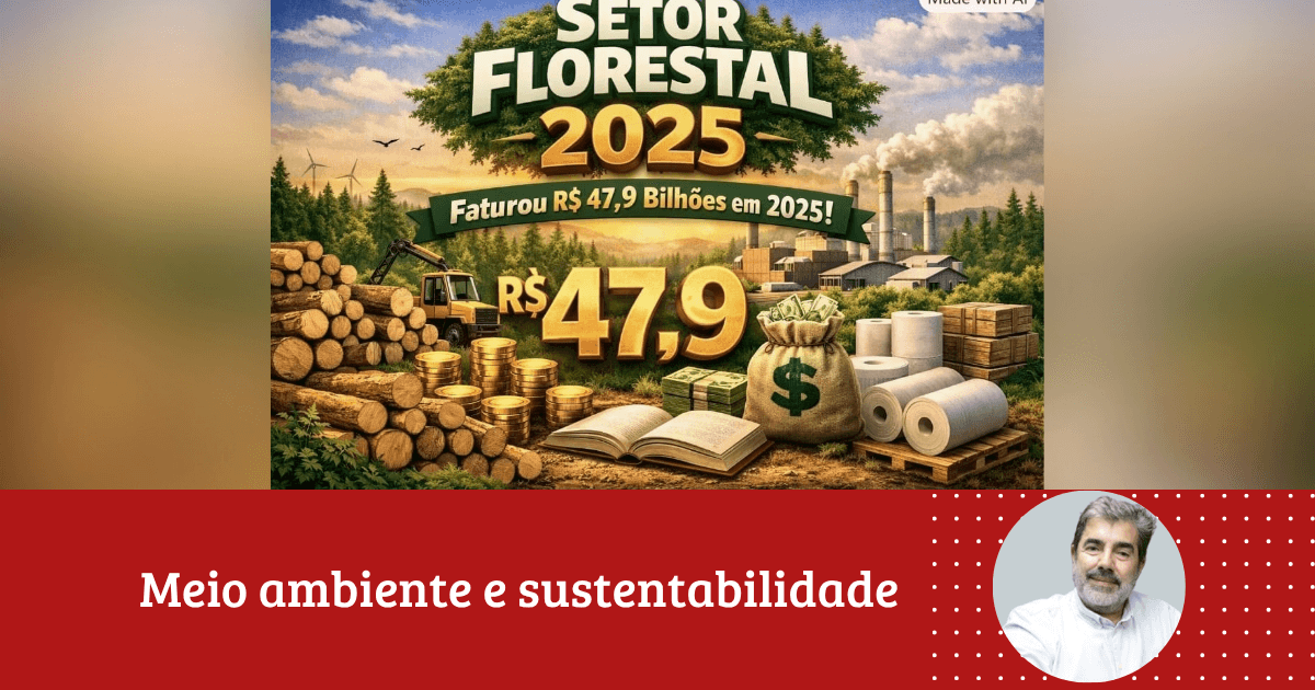 Enio Fonseca: ''Setor florestal faturou R$ 47,9 bilhões em 2025''