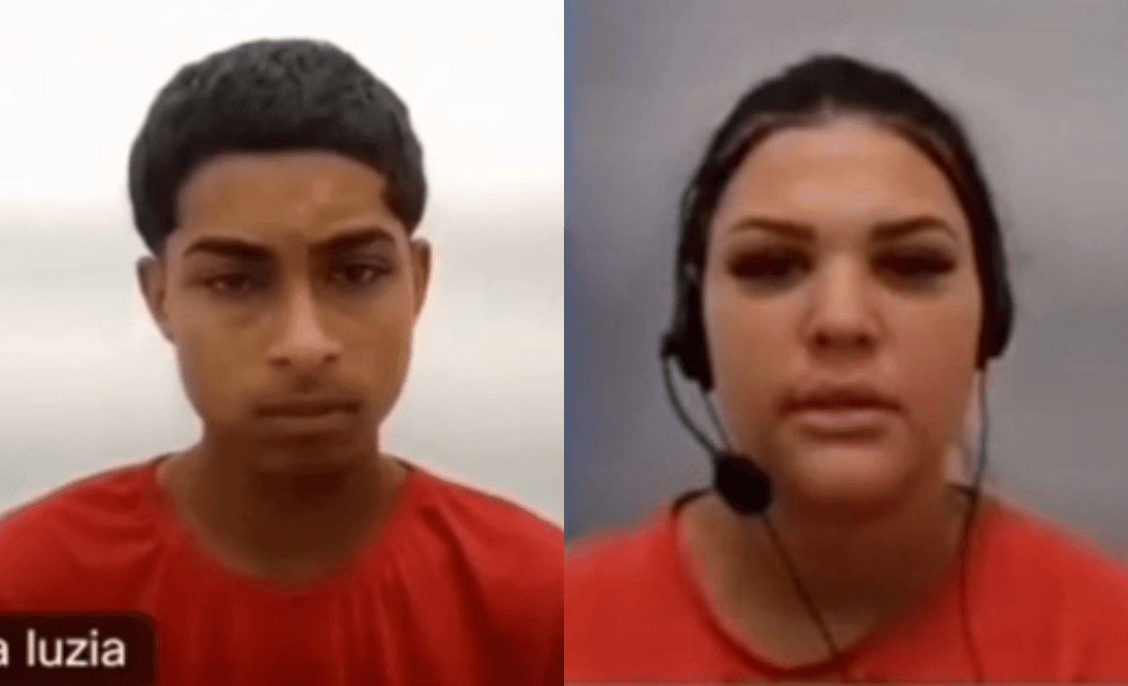 Samuel Castro Melo, de 18 anos e Carla Luíza da Silva, 23, suspeitos pela morte de Beatriz Vitória - Foto: Imagens obtidas por O TEMPO