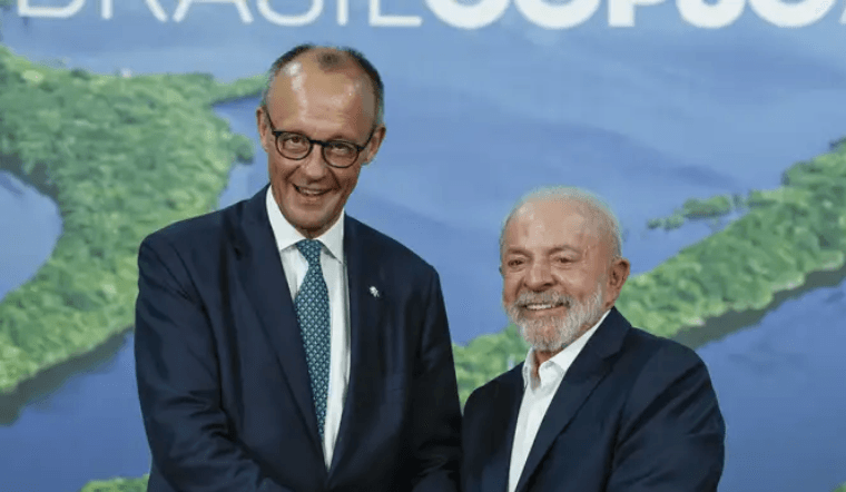 Chanceler alemão diz que comitiva do país ficou “contente” ao deixar Belém após a COP 30