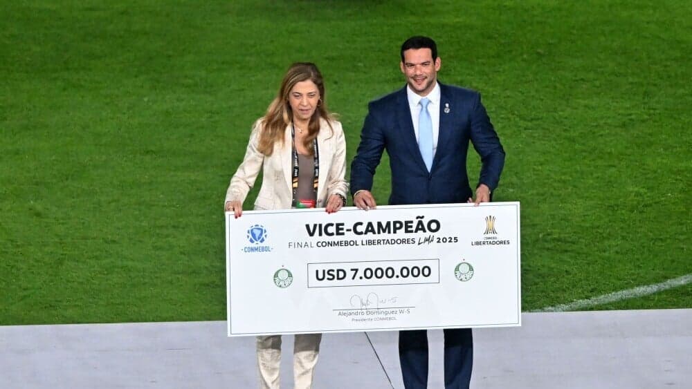 Leila Pereira reage à derrota do Palmeiras na final da Libertadores