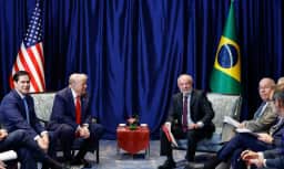 Lula se reuniu com presidente dos Estados Unidos, Donald Trump