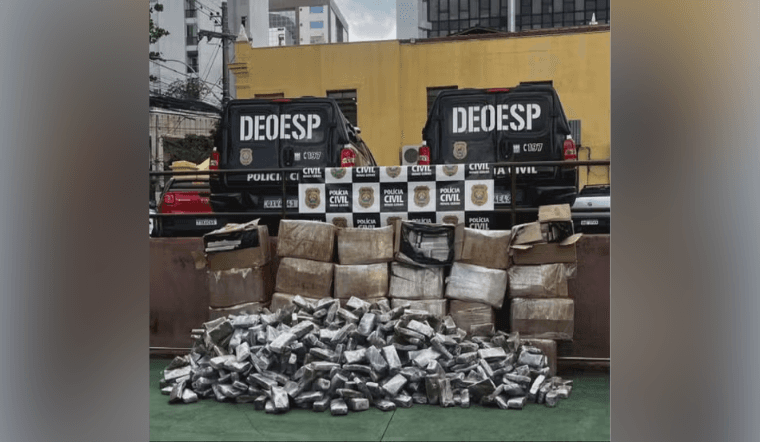 Mais de 2,5 toneladas de drogas são apreendidas em uma semana em Minas Gerais