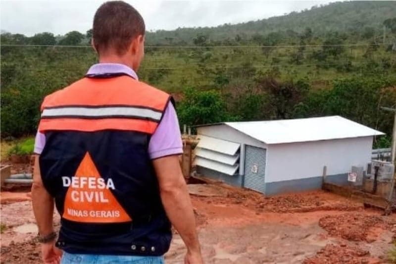 Defesa Civil monitora 46 cidades em emergência em MG