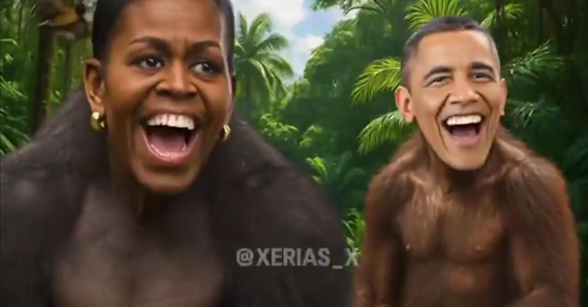 Casa Branca diz que post com montagem racista dos Obama foi publicado por engano na conta de Trump