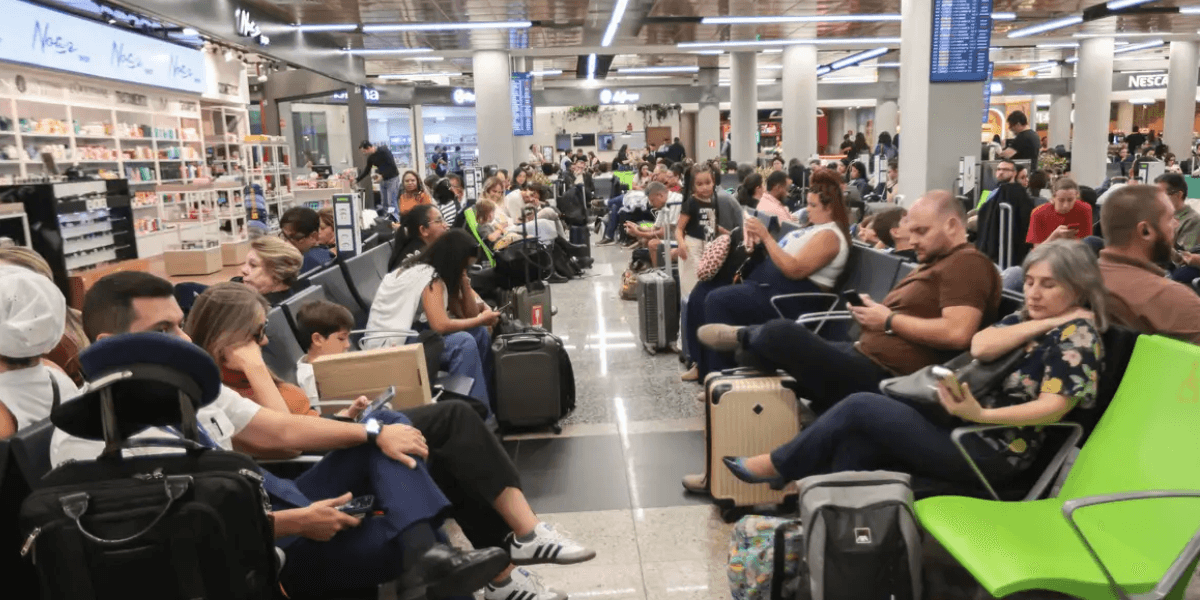 Passageiros no Aeroporto de Congonhas, em São Paulo - Foto: Paulo Pinto/Agência Brasil