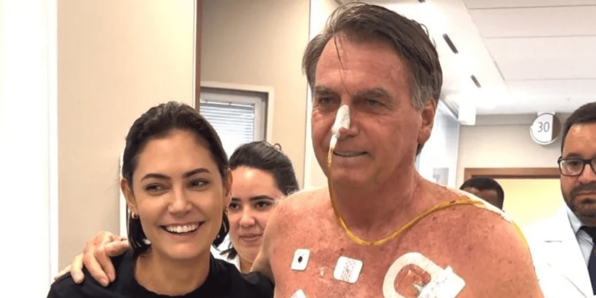 O ex-presidente Jair Bolsonaro e a ex-primeira-dama Michelle Bolsonaro - Reprodução/Instagram