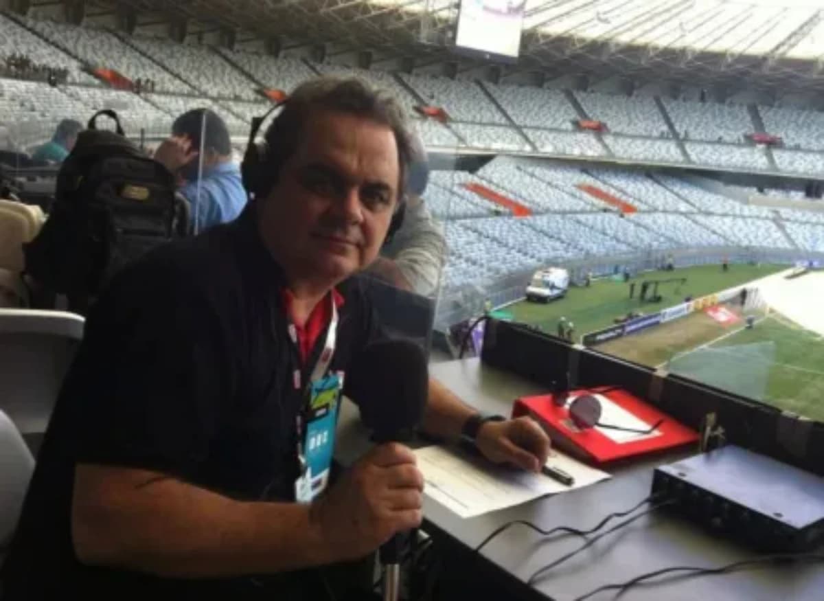 Radialista e narrador esportivo Milton Naves