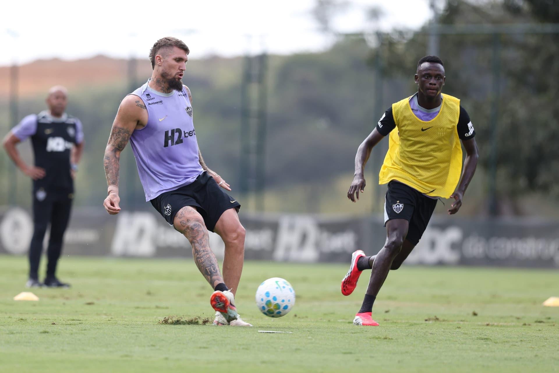 Treino do Clube Atlético Mineiro na Cidade do Galo