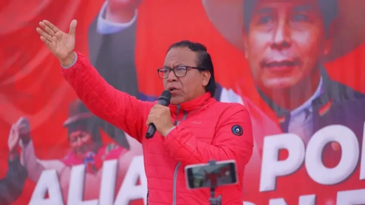 Roberto Sánchez, candidato à Presidência do Peru. Foto: Reprodução