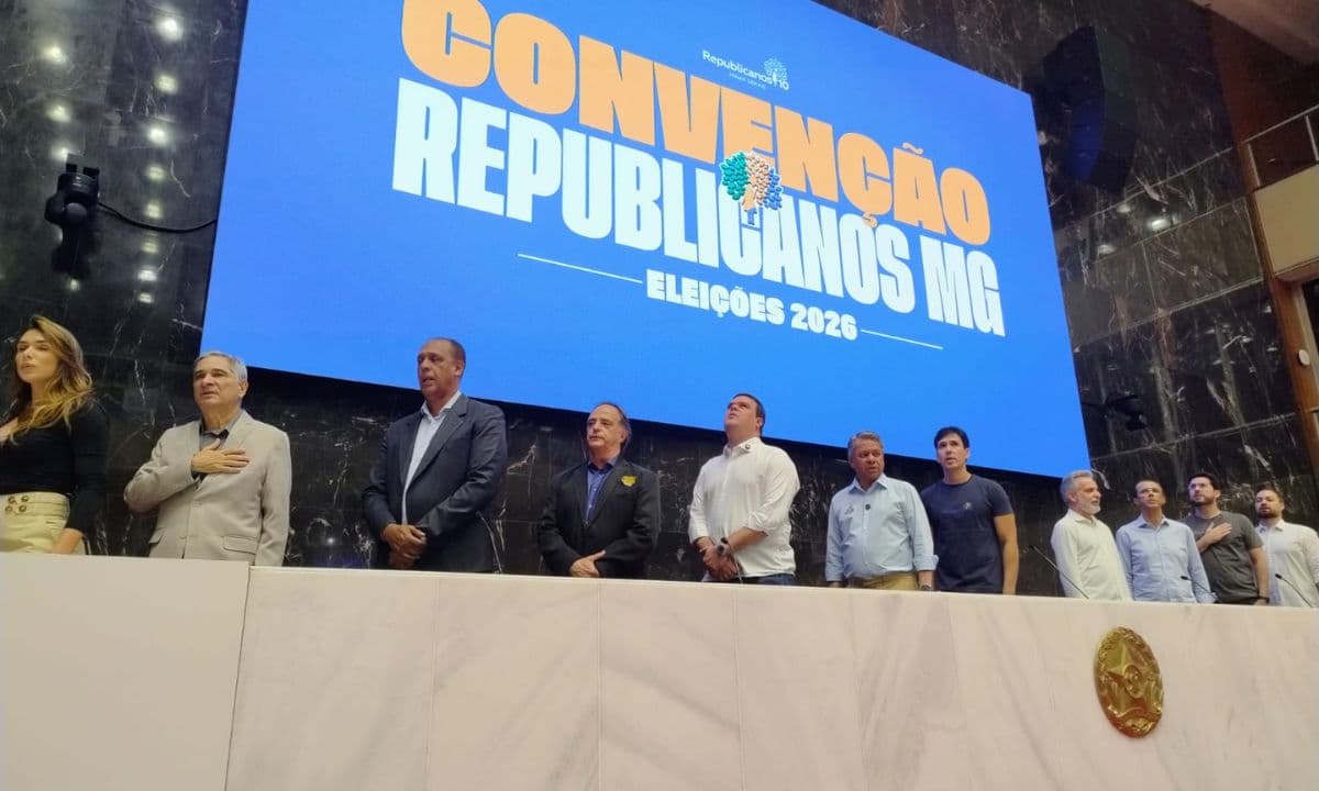 Republicanos promoveu convenção neste sábado (25), em BH. Foto: Guilherme Jorgui/O Fator