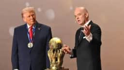 Donald Trump e Gianni Infantino - Crédito: Mandel Ngan
