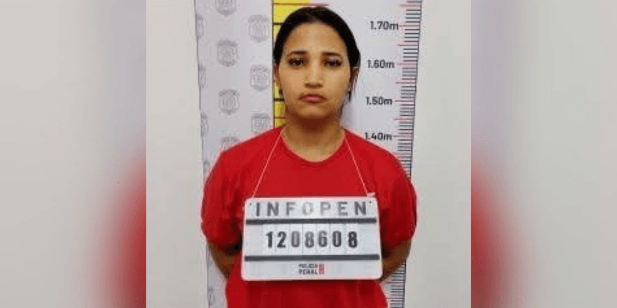 Paola Stefany Neto Cirino foi presa na quarta (1º) suspeita de matar Cláudio Atala Inácio e Maria Clotilde Moreira Maciel Atala Inácio