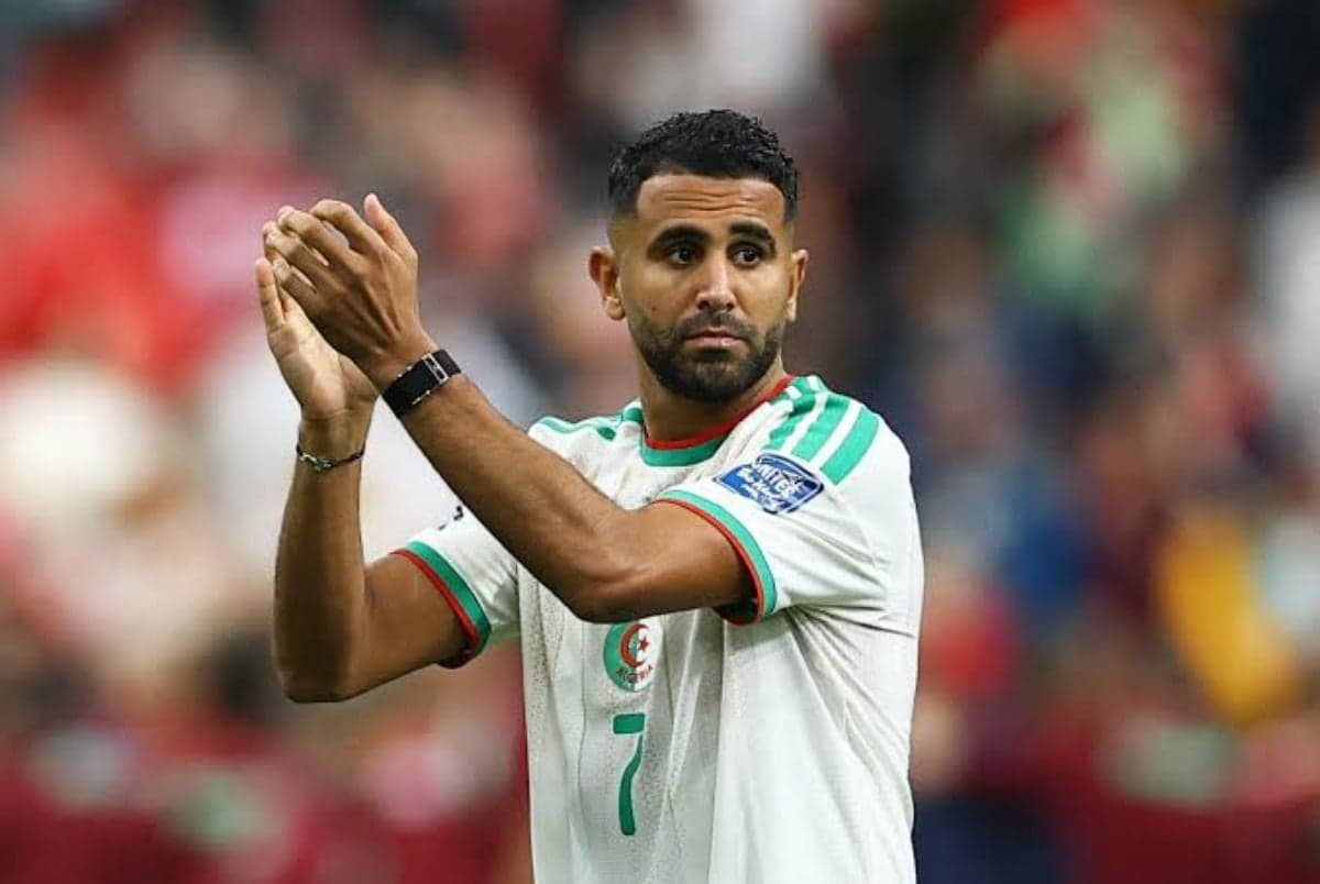 Riyad Mahrez após partida da Argélia - Foto: Agustin Marcarian