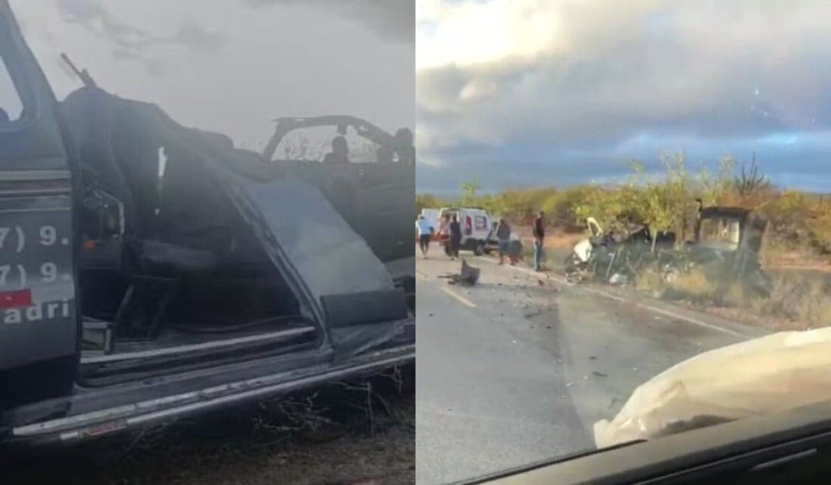 Sinistro de trânsito aconteceu na manhã desta quinta-feira (23), por volta das 5h - Foto: Redes Sociais/Reprodução