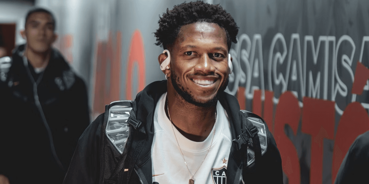 Fred no Beira-Rio para jogo entre Atlético e Internacional - Foto: Pedro Souza / Atlético
