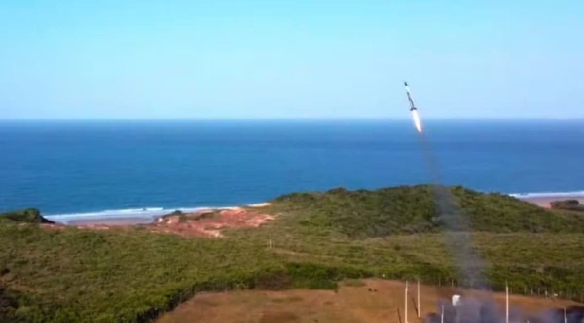 Foguete sul-coreano é lançado no Maranhão quase oito meses após explosão, mas voo é interrompido | Foto: Divulgação/Innospace