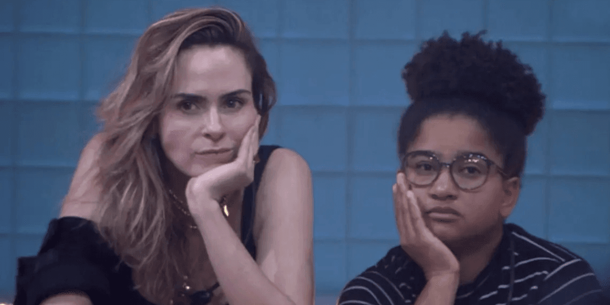 Ana Paula Renault e Milena durante o confinamento no BBB 26 — Foto: Globo