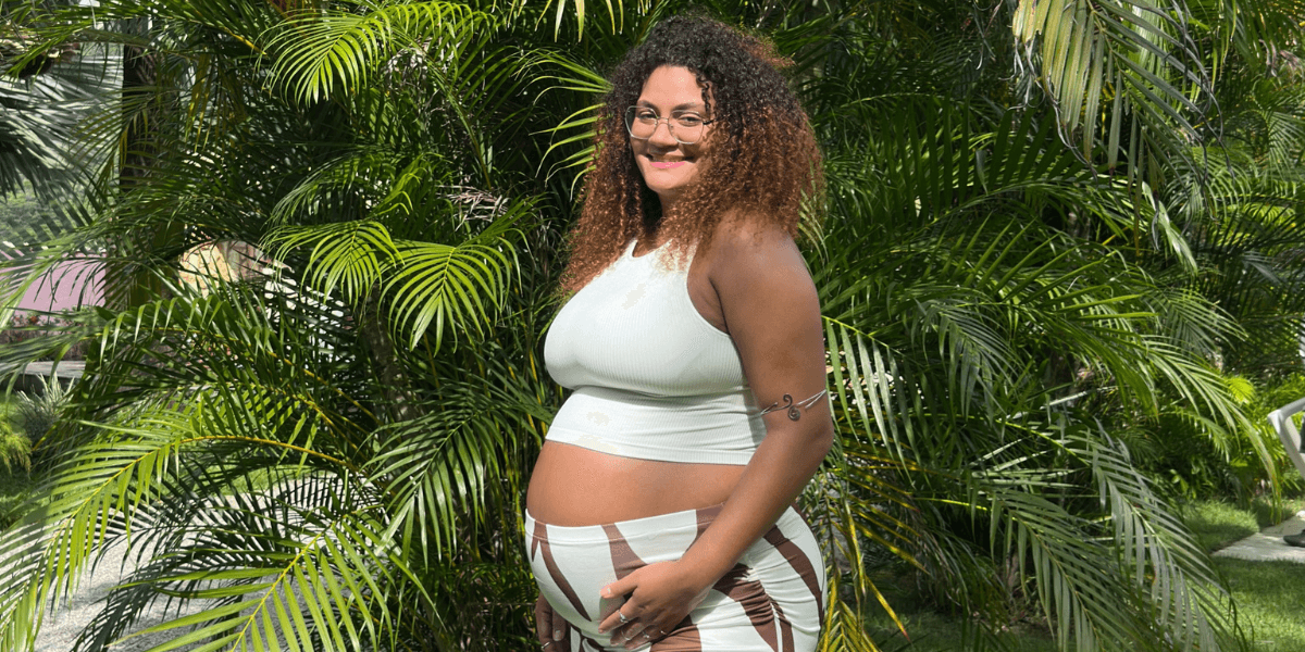 Thaís Campos Varanda, de 28 anos, em sua gestação - Foto: Redes sociais
