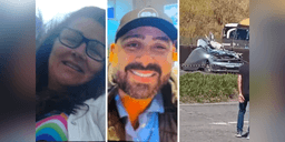 Rosangela Carlos Soares Chaves e Douglas Soares Quaresma morreram em queda de passarela. — Foto: Arquivo pessoal/cedida família/Odair Quinzani
