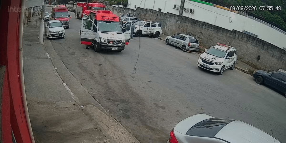 Local onde as crianças foram encontradas — Foto: Reprodução