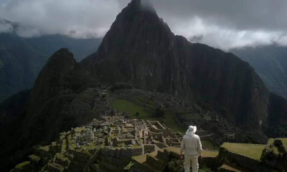 Machu Picchu, localizado na Cordilheira dos Andes, no Peru