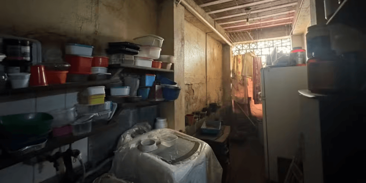 Local onde as idosas viviam em Belo Horizonte — Foto: TV Globo