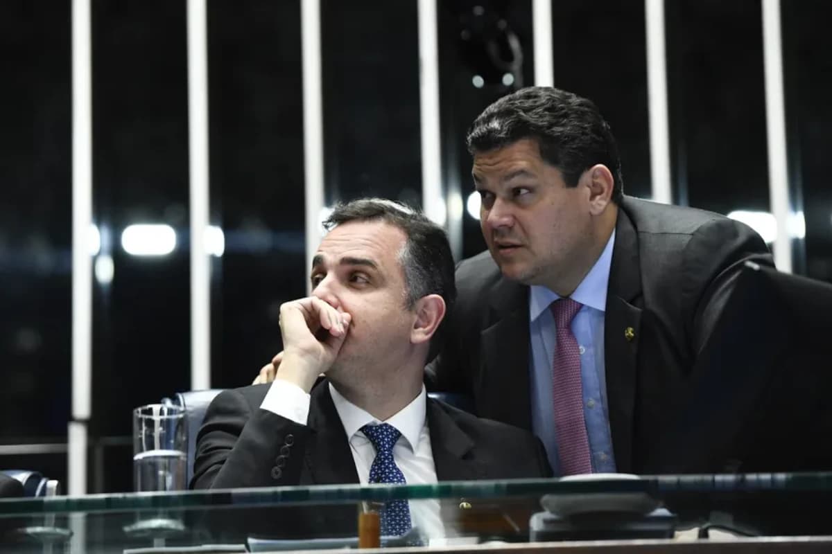 Rodrigo Pacheco (PSD-MG) e Davi Alcolumbre (União-AP) - Foto: Roque de Sá/Agência Senado