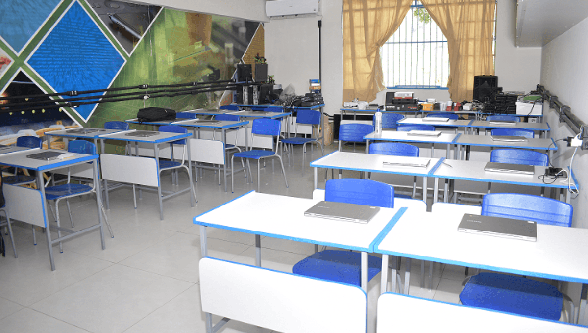 Sala de aula de uma escola da rede pública de Belo Horizonte - Foto: Divulgação/PBH