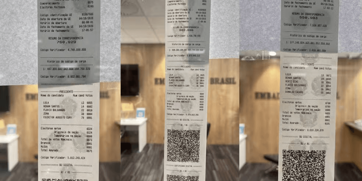 Boletins de urna da Nova Zelândia - Foto: Lucas Salviano