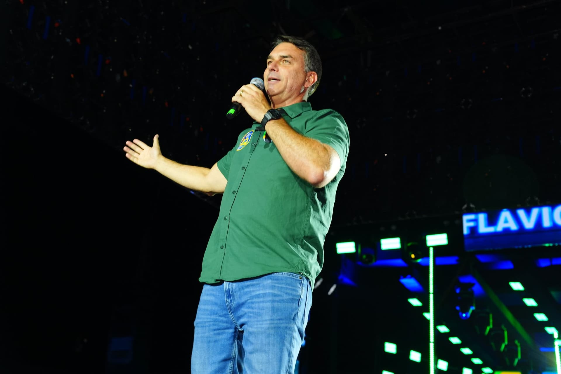 Foto: Charles Vieira/Flickr/Flávio Bolsonaro