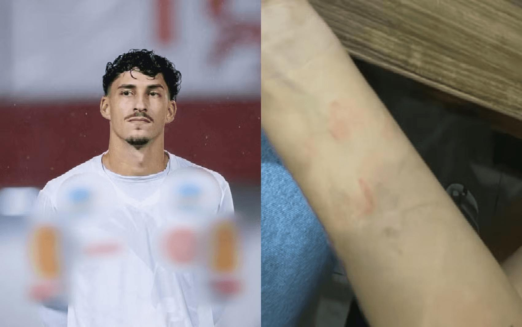 Jogador é preso suspeito de agredir jovem e ameaçar ex-namorada em Goiás