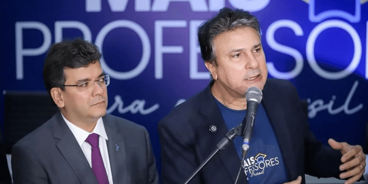 Rafael Fonteles e Camilo Santana — Crédito: Reprodução / Redes Sociais