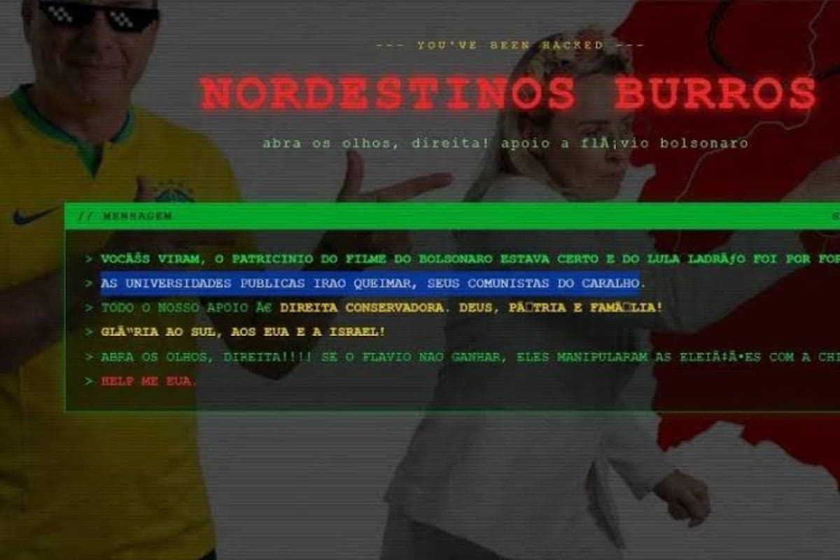 Portal da Ancine é invadido por hackers e exibe ataques a Lula e nordestinos