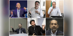 Mateus Simões (PSD), Patrus Ananias (PT), Flávio Roscoe (PL), Cleitinho Azevedo (Republicanos), Gabriel Azevedo (MDB) e Alexandre Kalil (PDT) chegam ao dia derradeiro para a disputa pelo Governo de Minas • ALMG