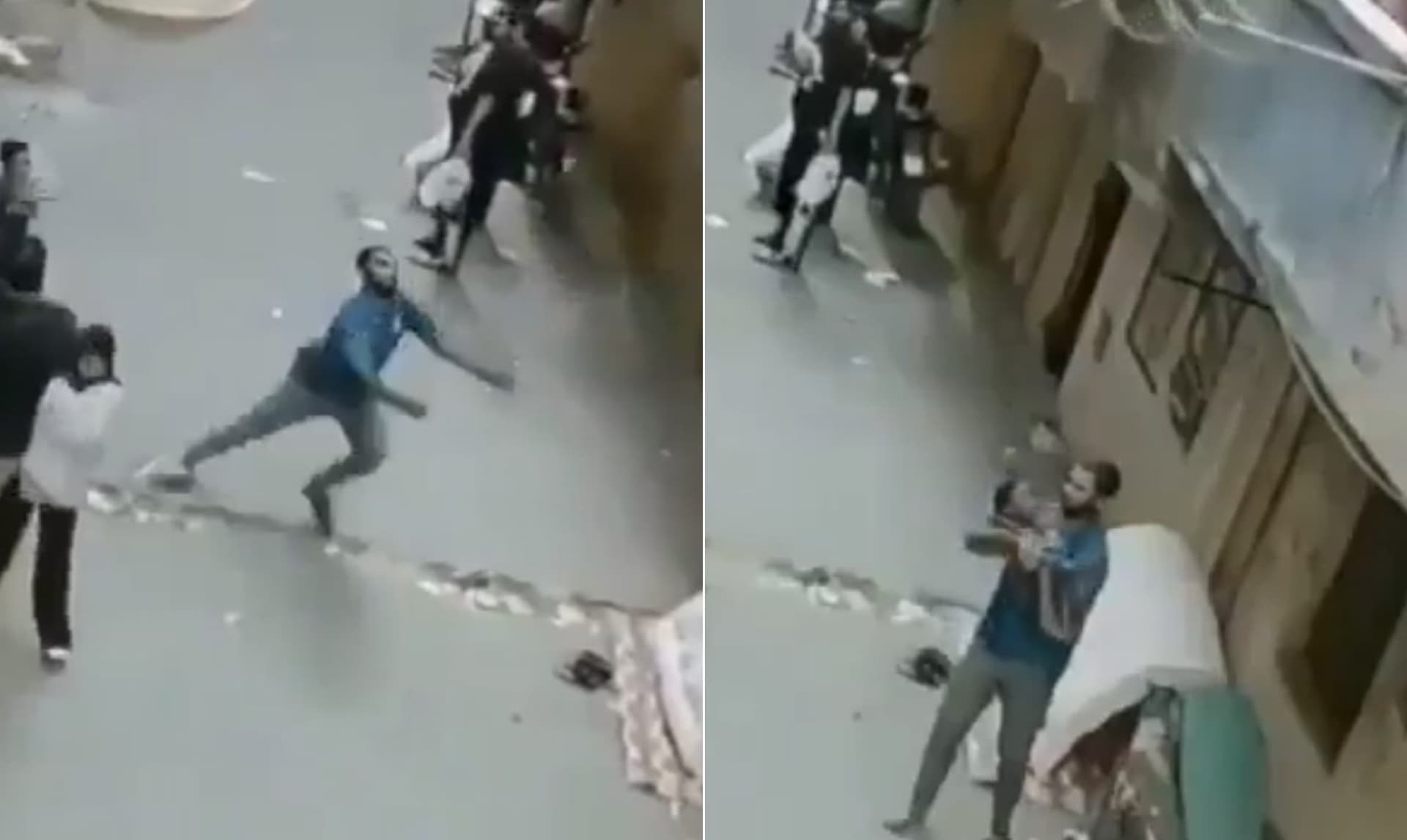 Homem agarra criança no ar e a salva de queda fatal no Egito