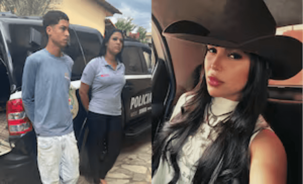 Corpo de Beatriz foi encontrado em cova em área de mata - Reprodução/RECORD MINAS